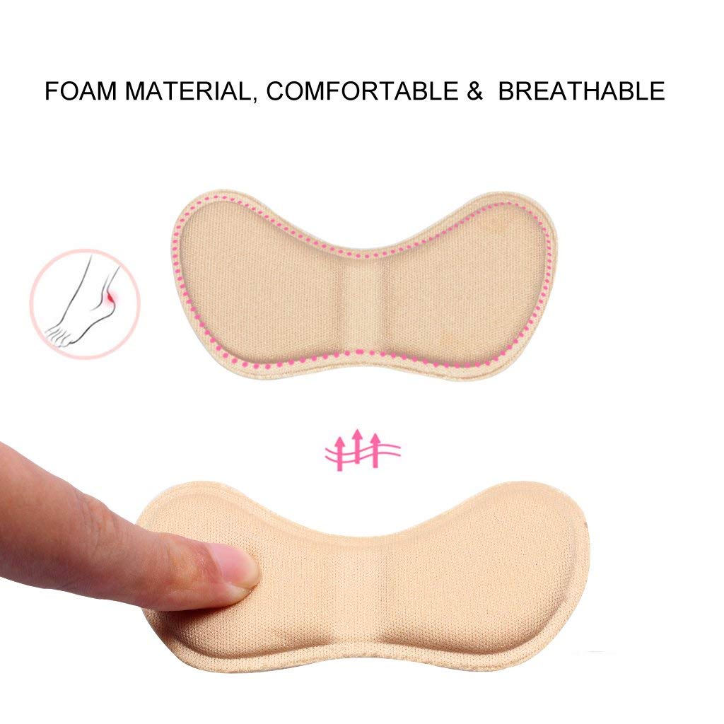 PALAY 3 Pair Self-Adhesive Heel Cushion Inserts,High Heel Pads Heel Grips Liners & Women's Shoe Insoles (Beige) PALAY 3 Pair Self-Adhesive Heel Cushion Inserts,High Heel Pads Heel Grips Liners & Women's Shoe Insoles (Beige)
